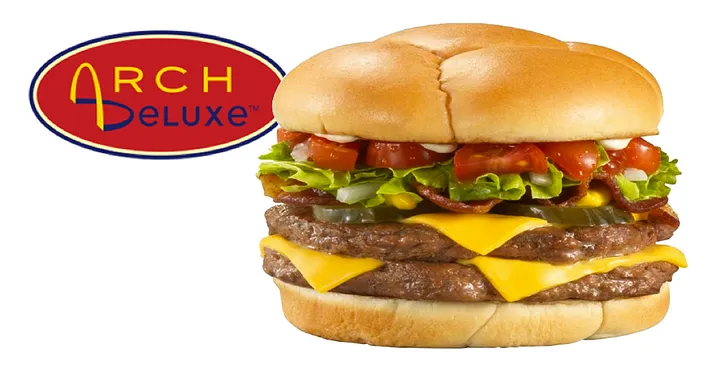 McDonald's Arch Delux Burger - Source: medium.com